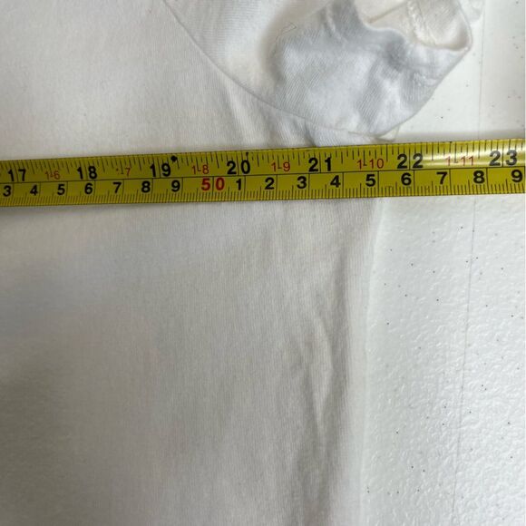 Hanes Just My Size Plain White T Shirt Round Neck Short Sleeve Women Size 1X - Picture 9 of 12